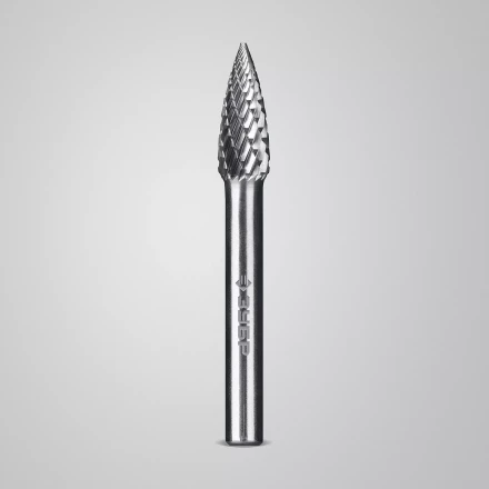 Зубр Твердосплавная борфреза G - парабола с острым углом, 8 х 20 мм (28806-8-20) купить в Уфе