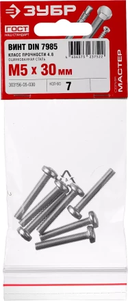 Винты DIN 7985 пакет серия МАСТЕР купить в Уфе