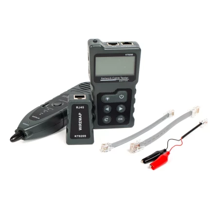LAN-тестер КВТ KT 8209 для витой пары с поддержкой PoE (86208) купить в Уфе