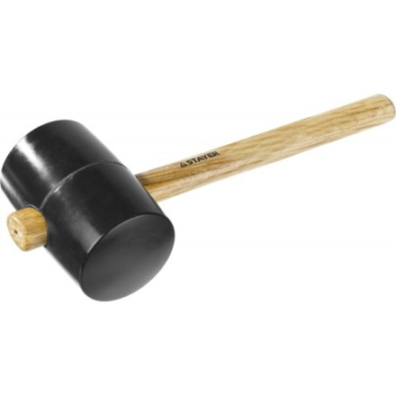 Киянка STAYER резиновая черная с деревянной ручкой, 1130г 20505-100 купить в Уфе