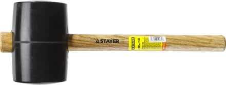 Киянка STAYER резиновая черная с деревянной ручкой, 1130г 20505-100 купить в Уфе