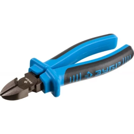 Бокорезы ЗУБР эксцентриковое расположение шарнира, особостойкое спец. покрытие Н12Х1 (никель/хром), двухкомпонентные рукоятки, 160мм 2201-5-16_z01 купить в Уфе