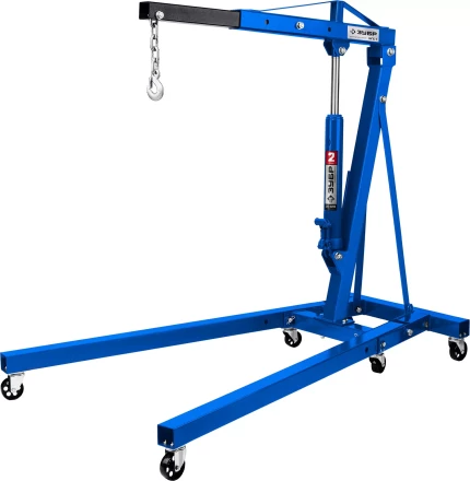 ЗУБР КГС-2, 2 т, 25 - 2200 мм, складной гидравлический кран, Профессионал (43011-2) купить в Уфе