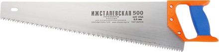 Ножовка по дереву 400 мм шаг зубьев 4 мм пластиковая рукоятка (Ижевск) Россия 23163 купить в Уфе