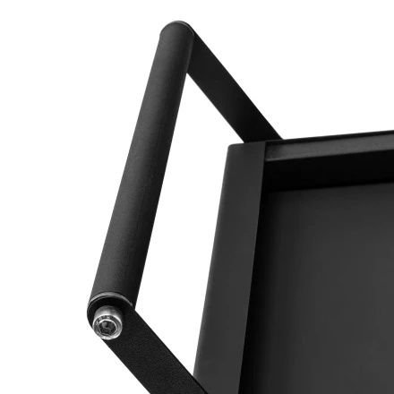 Мангал сварной на колесах, 662 х 390 х 152/805 мм, сталь 2 мм, кочерга в комплекте, Camping Palisad 69669 купить в Уфе