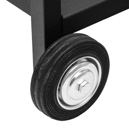 Мангал сварной на колесах, 662 х 390 х 152/805 мм, сталь 2 мм, кочерга в комплекте, Camping Palisad 69669 купить в Уфе