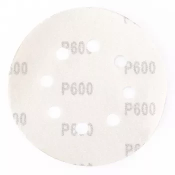 Круг абразивный на ворсовой подложке под липучку перфорированный P 600 125 мм 5 штук MATRIX 73817 купить в Уфе