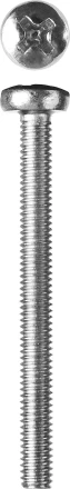 Винт ЗУБР &quot;МАСТЕР&quot; DIN 7985, класс прочности 4.8, оцинкованный, M4x40мм, 5кг 303150-04-040 купить в Уфе