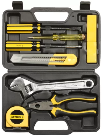 Набор STAYER &quot;STANDARD&quot; универсальный для ремонтных работ, 8 предметов 2205-H8 купить в Уфе