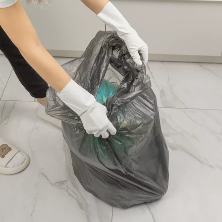 Пакеты для мусора Palisad 120 л x 10 шт. серые, Home 927135 купить в Уфе