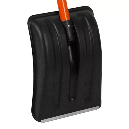 Лопата для уборки снега полипропиленовая Stels, 275х365х790 мм, стальной черенок, Россия, 61654 купить в Уфе