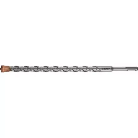 Бур ЗУБР по бетону, хвостовик &quot;SDS-Plus&quot;, самоцентрирующий наконечник, спиральS4, 20х450мм 29314-450-20 купить в Уфе