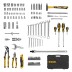 Набор инструментов Denzel 15804, 1/2&quot;, 1/4&quot;, CrV, S2, пластиковый кейс, 122 предмета купить в Уфе