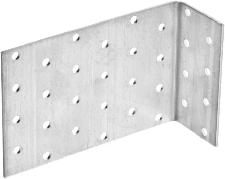 Крепежный угол ЗУБР &quot;МАСТЕР&quot; анкерный, 80х120х40мм, 20шт 310225-080-120 купить в Уфе