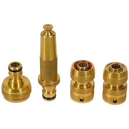 Набор RACO &quot;Profi&quot;, Наконечник, адаптер и соединители 1/2&quot;х3/4&quot;х1&quot;, латунь, 5 предметов 4246-55058B купить в Уфе