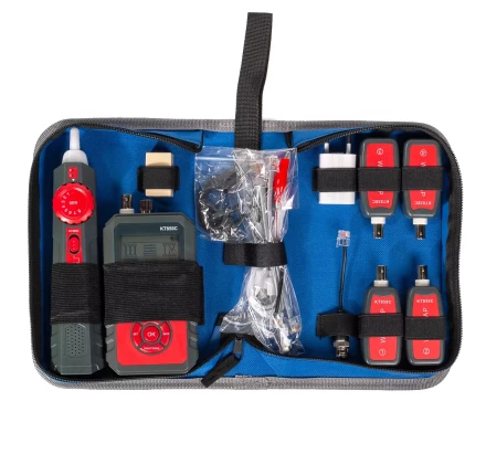 LAN-тестер кабельный КВТ KT 858C с функцией PoE (86210) купить в Уфе