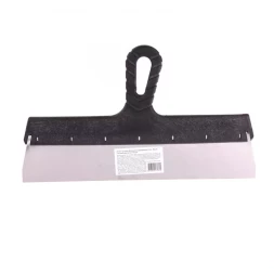 Шпатель фасадный из нержавеющей стали 350 мм пластмассовая ручка 85153