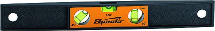 Уровень 225 мм 3 глазка пластмассовый Торпедо I  SPARTA 346025 купить в Уфе