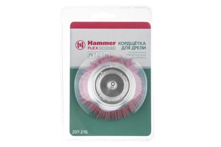 Кордщетка HAMMER чаша 75мм для дрели нейлон (207-216) купить в Уфе