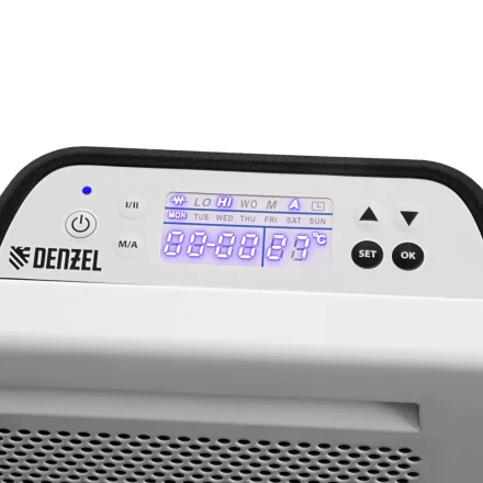 Конвектор гибридный электрический HybridX-2000, ИК нагреватель, цифровой термостат// Denzel 98120 купить в Уфе