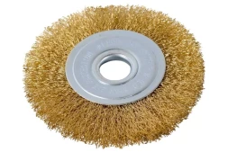 Щётка для УШМ Вихрь плоская, латунированная, 125 мм 73/1/3/45