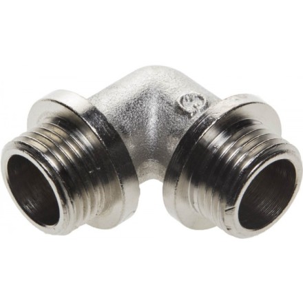 Уголок GENERAL FITTINGS с упором, никелированная латунь, ш/ш, 1/2&quot; 51072-S/S-1/2 купить в Уфе