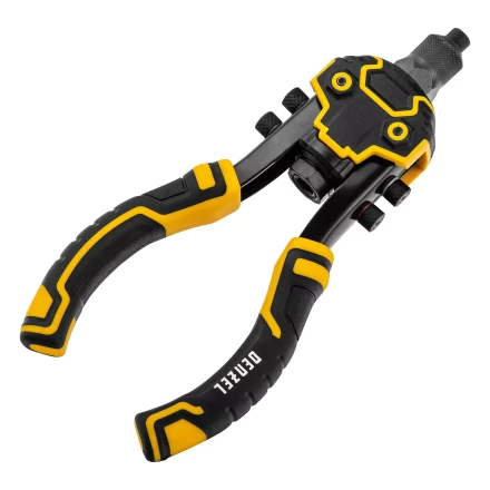 Заклепочник двуручный, заклепки 2,4-3,2-4,0-4,8-6,4 мм Denzel 40500 купить в Уфе