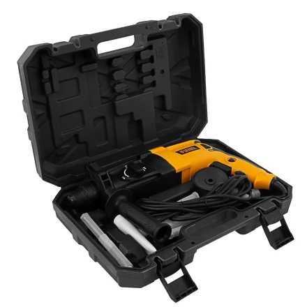 Перфоратор электрический RHH-800-26  SDS-plus 800 Вт 3 Дж  3 плюс 1 режим Denzel 26607 купить в Уфе