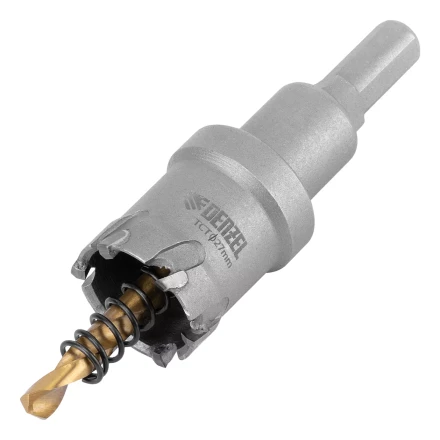 Коронка по металлу твердосплавная, 27 мм Denzel 724007 купить в Уфе