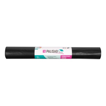 Пакеты для мусора Palisad 180 л x 10 шт., ПВД особопрочные черные, длинный ролик, Home 927285 купить в Уфе