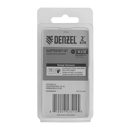 Бита SL4x50, 5 шт. Denzel 7711311 купить в Уфе