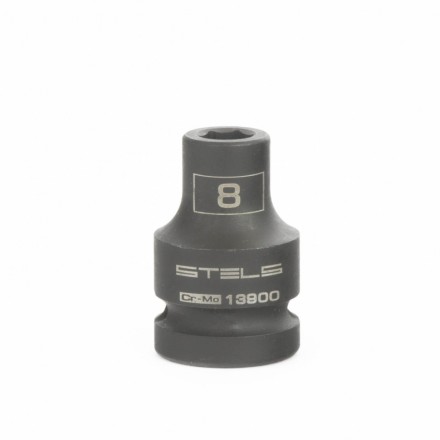 Головка ударная шестигранная 8 мм 1/2&quot; CrMo Stels 13900 купить в Уфе