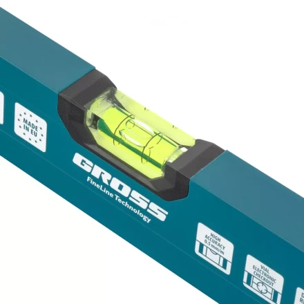 Уровень алюминиевый 600 мм 2 глазка Handwerker Gross 33901 купить в Уфе