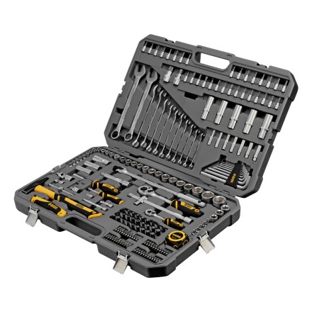 Набор инструментов Denzel 15806, 1/2&quot;, 1/4&quot;, CrV, S2, пластиковый кейс, 194 предмета купить в Уфе