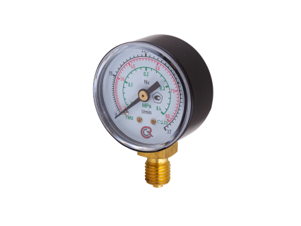 Манометр ТМ-210Р   0-90/37L/min  0,4MPa   M12х1,5.2,5   N2 Сварог купить в Уфе
