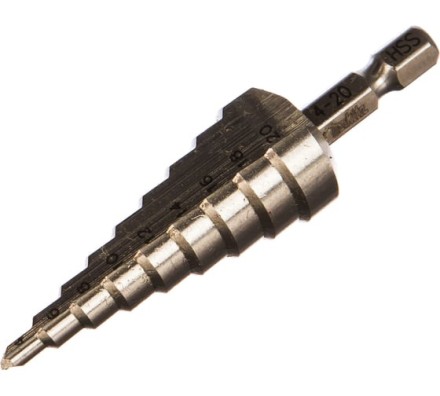 Сверло ступенчатое HSS с прямым желобком, 4-20x75, 1/4&quot; (Makita D-40098) купить в Уфе