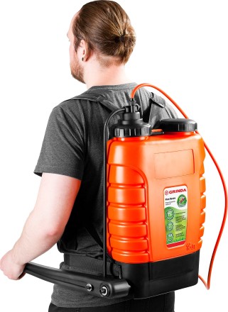 Опрыскиватель садовый GRINDA &quot;Fine Spray&quot;, ранцевый, телескопический удлинитель, 15л 425216 купить в Уфе