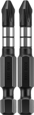 Биты для ударных шуруповертов KRAFTOOL Impact Pro PH 26191-2-50-S2 купить в Уфе