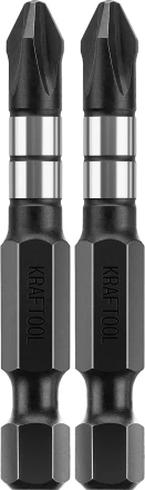 Биты для ударных шуруповертов KRAFTOOL Impact Pro PH 26191-2-50-S2 купить в Уфе