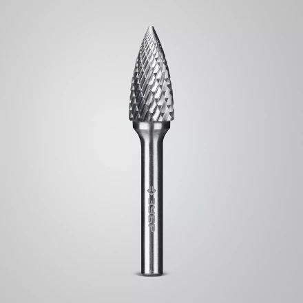Зубр Твердосплавная борфреза G - парабола с острым углом, 12 х 25 мм (28806-12-25) купить в Уфе
