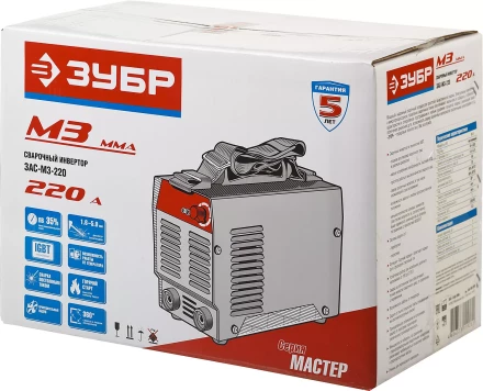Сварочный инвертор ММА ЗАС-М3-220 серия МАСТЕР купить в Уфе
