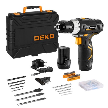 Дрель аккумуляторная в наборе DEKO GCD12DU3 SET5, 063-4148 купить в Уфе