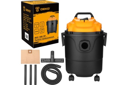 Пылесос промышленный DEKO DKVC-1400-15P, 015-0033 купить в Уфе