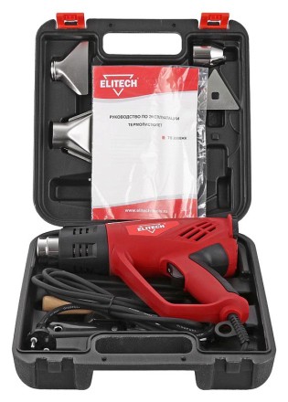 Фен строительный ELITECH ТВ 2000 ЖК купить в Уфе