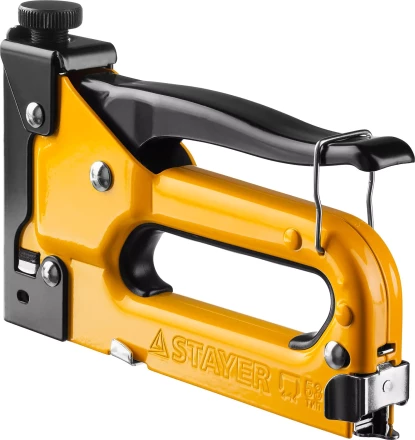 Степлер &quot;Max 53&quot; с регулировкой силы удара, металлический корпус, для тонкой скобы тип 53 (4-14 мм), STAYER Master 31501 купить в Уфе