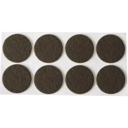 Накладки STAYER &quot;COMFORT&quot; на мебельные ножки, самоклеящиеся, фетровые, коричневые, круглые - диаметр 28 мм, 8 шт 40910-28 купить в Уфе