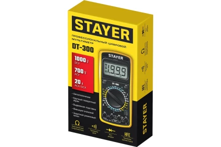 Цифровой мультиметр STAYER DT-300 (45321) купить в Уфе