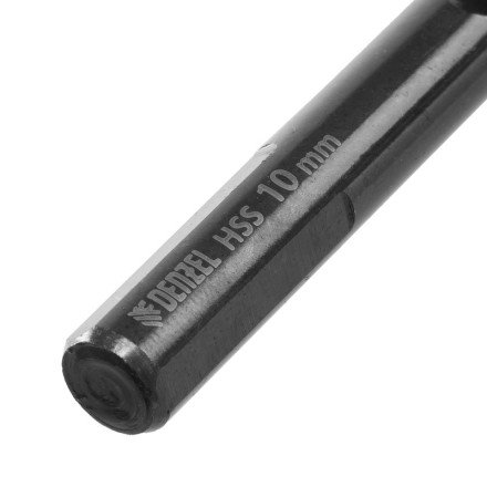 Сверло по металлу, 10 мм, HSS-Tin, Golden Tip, 8 шт. Denzel 717222 купить в Уфе