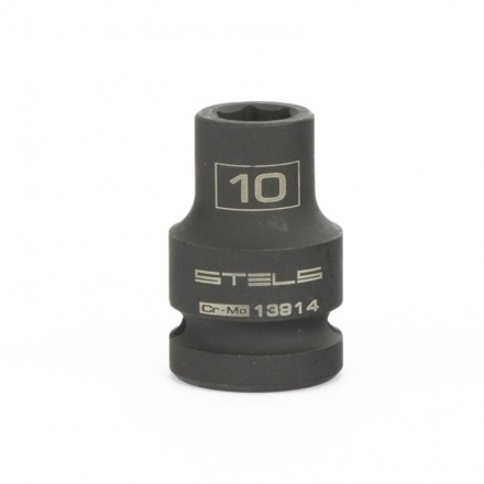 Головка ударная шестигранная 10 мм 1/2&quot; CrMo Stels 13914 купить в Уфе