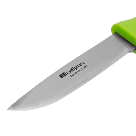 Нож-поплавок хозяйственный с чехлом, пластиковая рукоятка, 230 мм Сибртех 79019 купить в Уфе